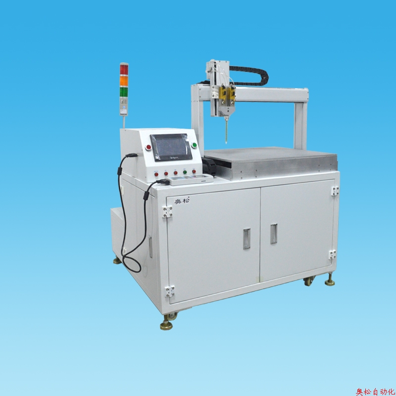 Vertical automatic two-component glue filling machine